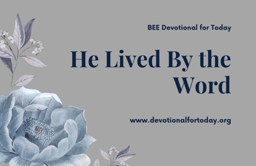 Devotional for Today November 17, 2025