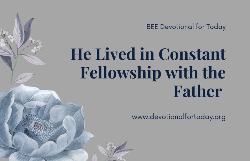 Devotional for Today, November 7 2025