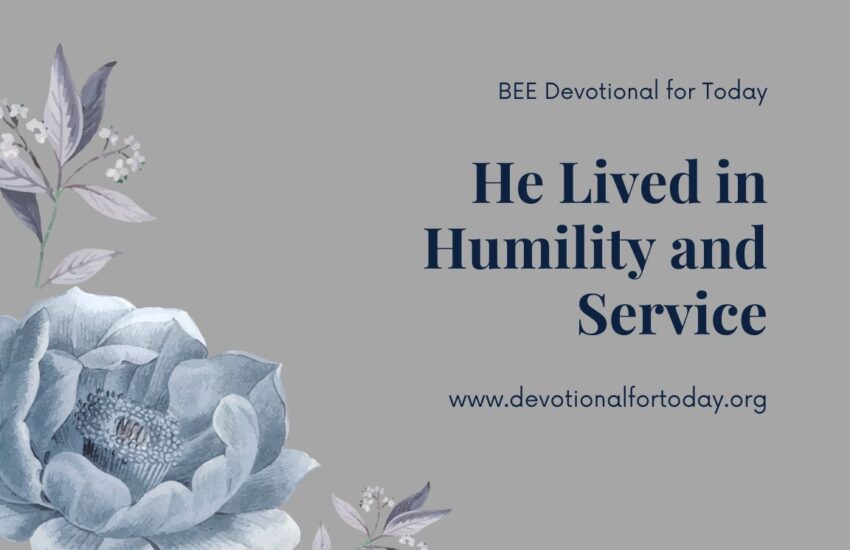 Devotional for today November 12, 2025