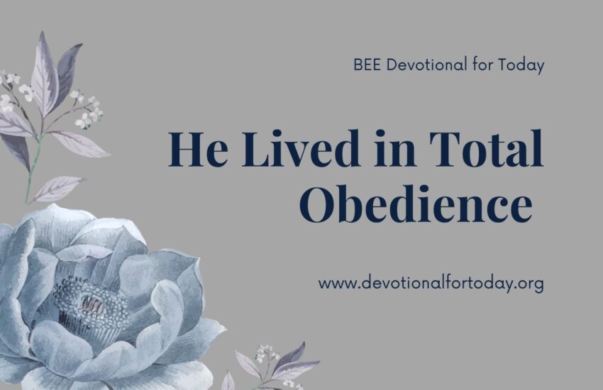 devotional for November 6, 2025